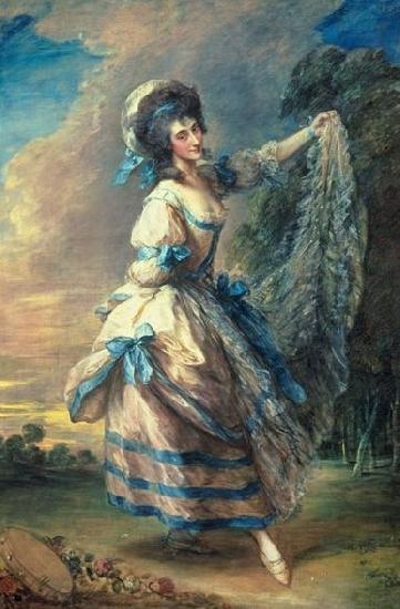 Thomas Gainsborough Portrait of Giovanna Baccelli China oil painting art